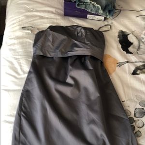 Strapless Satin Dress